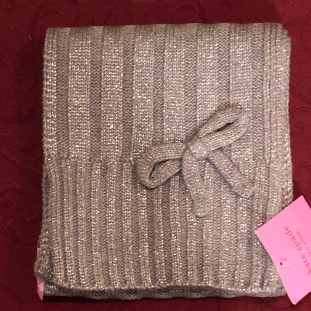 Kate Spade Silver Ribbed Knit Sweater - Picture 6 of 8